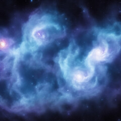 Obraz na płótnie Canvas Dazzling galaxy cloud nebula in space. a starry night sky, cosmology and astronomy. Wallpaper with a supernova background 