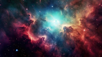 Obraz na płótnie Canvas space galaxy cloud nebula. Stary night cosmos. Universe science astronomy. Supernova background generative AI