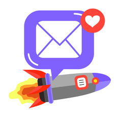 Flying Rocket Email Notification