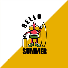 Hello summer watermelon