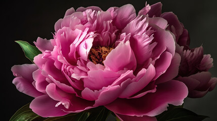 Enchant with the stunning beauty of peonies. Generative Ai