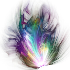 Abstract prism light reflection with rainbow flare. diamond refraction rays. Iridescent glow effect.