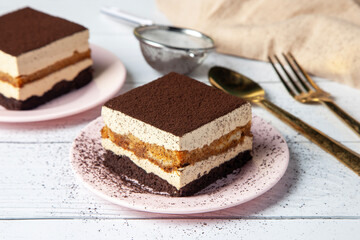 piece of chocolate cake