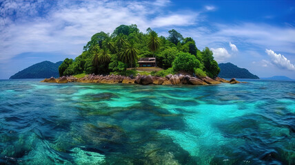 Tioman Island is located on the east coast of Malaysia. Generative Ai