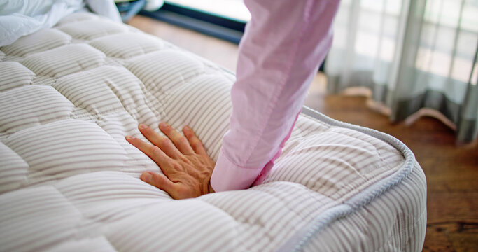 Hand Testing Orthopedic Memory Foam Core