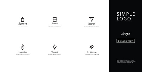 Unleashed Creativity Abstract and Geometric Logo Templates for Unique Branding