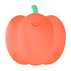 Cute vegetable characters : red bell pepper