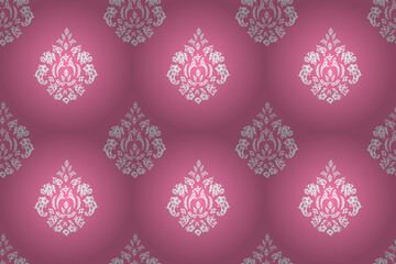 seamless raster pano wallpaper with vintage elements