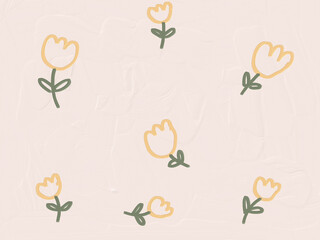illustration of an floral background