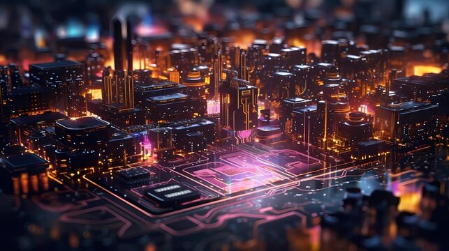 Electronic circuit boards motherboard technology Generative AI