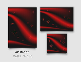 red abstract illustration background square mobile desktop wallpaper