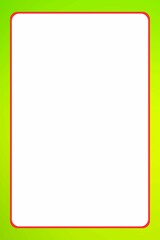 Creative and colored rectangle border with white background