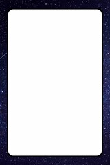 Creative and colored rectangle border with white background