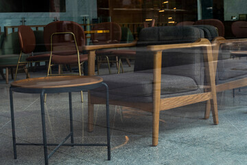 Chair Interior of a modern restaurant or bar