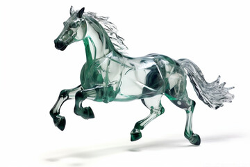 Transparent horse
