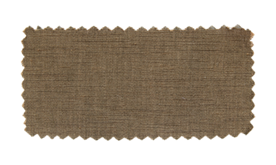 Green fabric swatch samples texture isolated with clipping path