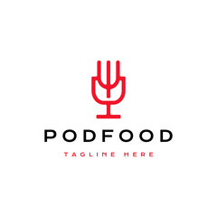 food restaurant chef logo icon design