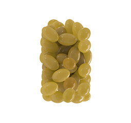 Jelly Pills Beans Random Bottle Stack 3D Rendering