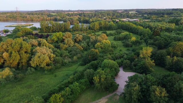 English landscape near Theale - West Berkshire UK