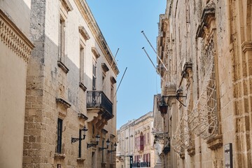 Fototapeta na wymiar Daily Life In Mdina - Malta -7 May 2023