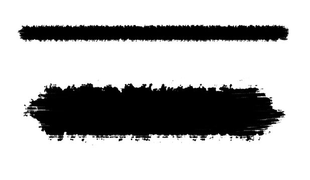 Hand draw colorful watercolor strock