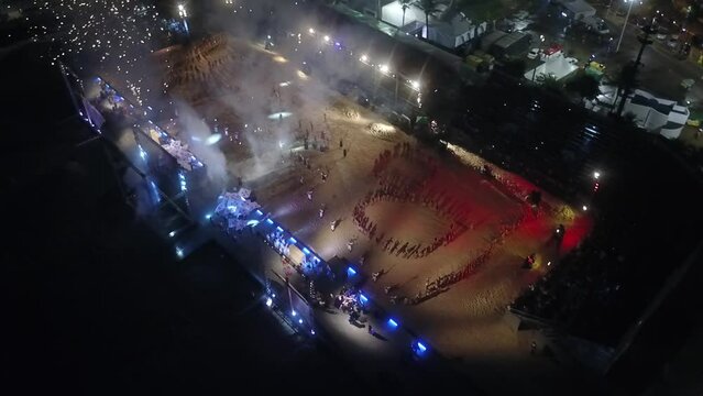 funda&ccedil;&atilde;o da vila de s&atilde;o Vicente, encena&ccedil;&atilde;o de 2020