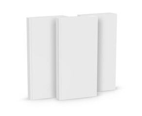 Magazine Catalog Brochure Index Book White Black Mock 3D-Illustration