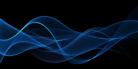 Abstract blue background with lines, gradient, technological backgrounds