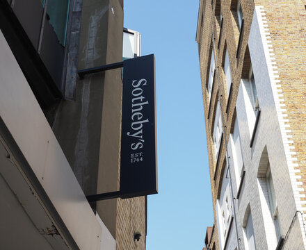 Sotheby auction house in London