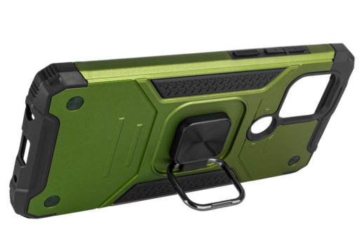 Silicone shockproof phone case, with ring holder