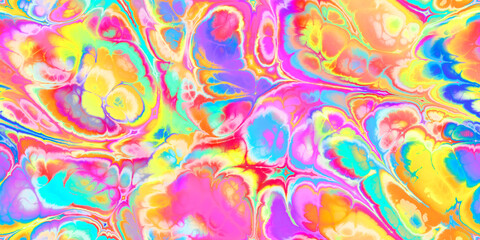  colorfully wild marbling seamless tile