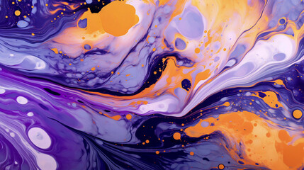 Abstract AI-generated artwork showcases a mesmerizing glossy liquid surface with a captivating pattern adorning its form. The intricate pattern. Boundless artistic expression.