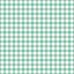 Gingham seamless pattern.Green background texture. Checked tweed plaid repeating wallpaper. Fabric design.