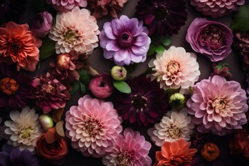 Obraz na płótnie Canvas valentine spring pastel design blossom color flower romance watercolor background peonies. Generative AI.