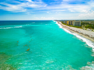 DuBois Park, Jupiter Beach and inlet, areal views, Florida © Martin Valigursky
