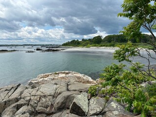 Overlooking the beach 