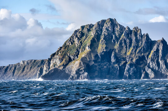 Dramatic skies, landscapes and weather off the coast of Cape Horn Argentina