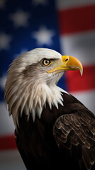 Bald Eagle with an American Spirit