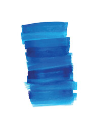 blue paint strokes