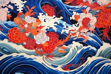 art japan design illustration pattern wallpaper