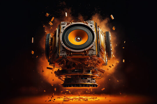 exploding speaker
