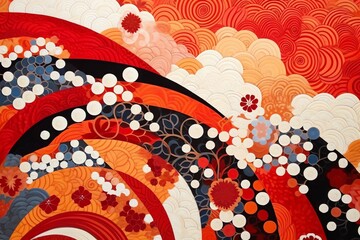 Japanese Artistry Engaging Background Patterns and Illustrations
