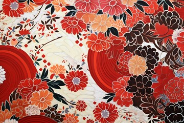 japanese art background illustration, and wallpaper pattern