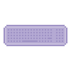 keyboard in pixel art