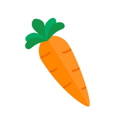 Carrot icon is designed simply for gardening or designs related to plants, especially carrots.