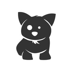 dog logo template. Icon Illustration Brand Identity. Isolated and flat illustration. Vector graphic