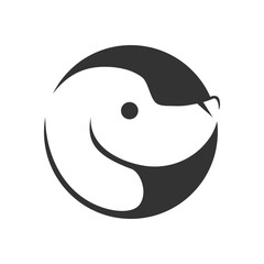 dog logo template. Icon Illustration Brand Identity. Isolated and flat illustration. Vector graphic