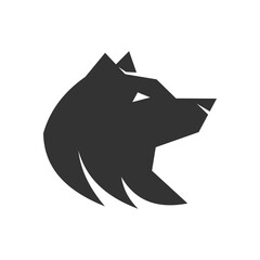 dog logo template. Icon Illustration Brand Identity. Isolated and flat illustration. Vector graphic