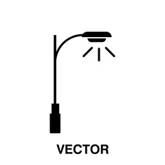 Street light icon icon vector illustration on white background..eps