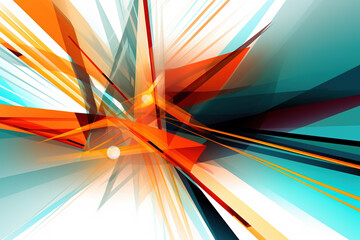 Abstract lines background . Ai generative